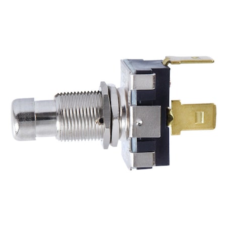 Jandorf Jandorf 15 amps Single Pole Push Button Power Tool Switch Silver 1 pk 61120